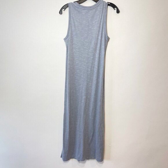 Paige Womens Sage Sleeveless Midi Tank Dress Gray XS V-neck Side Slit Casual - Picture 3 of 10